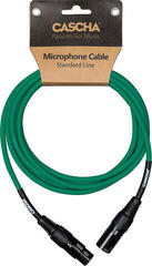 Microfoonkabel Cascha Standard Line Microphone Cable Groen - 7
