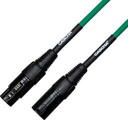 Mikrofonikaapeli Cascha Standard Line Microphone Cable Green 6 m Mikrofonikaapeli - 1