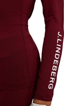 Thermo ondergoed J.Lindeberg Asa Soft Compression Top Cabernet L - 6