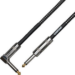 Câble d'instrument Cascha Standard Line Guitar Cable 6 m Droit - Angle Câble d'instrument - 1