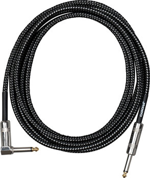 Instrument Cable Cascha Standard Line Guitar Cable Black 6 m Straight - Angled - 3