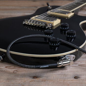 Nástrojový kábel Cascha Standard Line Guitar Cable 9 m Rovný - Zalomený Nástrojový kábel - 9