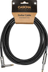 Cabo de instrumento Cascha Standard Line Guitar Cable 3 m Reto - Angular Cabo de instrumento - 6