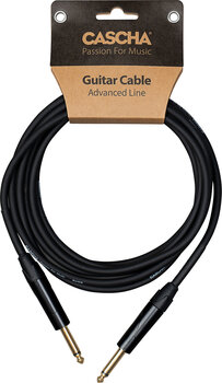 Nástrojový kabel Cascha Advanced Line Guitar Cable 3 m Rovný - Rovný Nástrojový kabel - 6