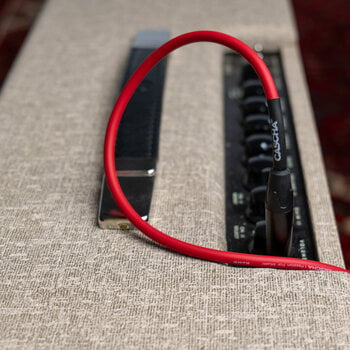 Câble pour instrument Cascha Advanced Line Guitar Cable Rouge 6 m Droit - Droit - 8