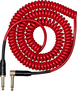 Cable de instrumento Cascha Advanced Line Guitar Cable Rojo 6 m Recto - Acodado Cable de instrumento - 3