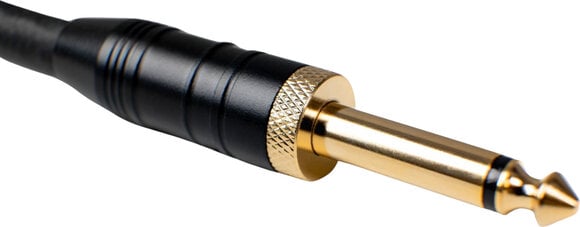 Nástrojový kabel Cascha Advanced Line Guitar Cable Černá 6 m Rovný - Lomený - 4