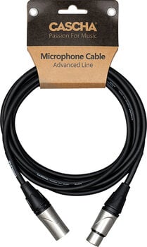Microphone Cable Cascha Advanced Line Microphone Cable Black 6 m - 7