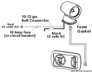 Boat Exterior Light Osculati SS Spotlight Boat Exterior Light - 2