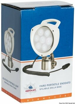 Oświetlenie do łodzi Osculati Articulating Portable Spotlight - 2