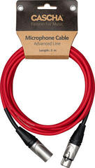 Microfoonkabel Cascha Advanced Line Microphone Cable Rood - 6