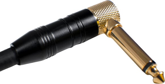 Instrument Cable Cascha Professional Line Guitar Cable 3 m Straight - Angled Instrument Cable - 5