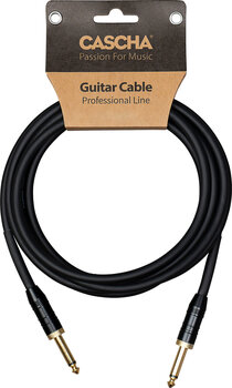 Nástrojový kabel Cascha Professional Line Guitar Cable 3 m Rovný - Rovný Nástrojový kabel - 5