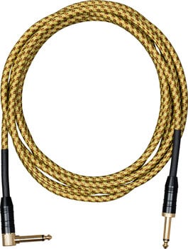 Instrument Cable Cascha Professional Line Guitar Cable 3 m Straight - Angled Instrument Cable - 3