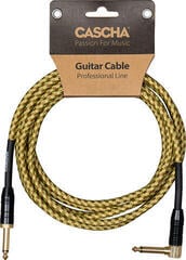 Câble d'instrument Cascha Professional Line Guitar Cable 3 m Droit - Angle Câble d'instrument - 5