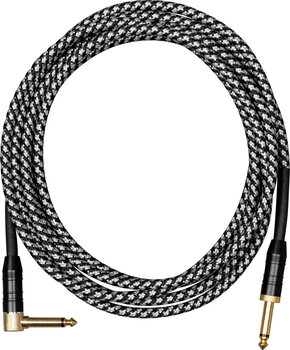 Instrument Cable Cascha Professional Line Guitar Cable Black 6 m Straight - Angled - 3