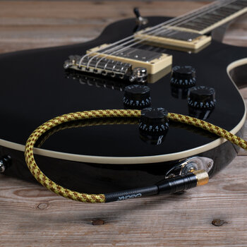 Cable de instrumento Cascha Professional Line Guitar Cable Natural 6 m Recto - Acodado Cable de instrumento - 9