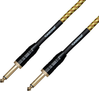 Instrument Cable Cascha Professional Line Guitar Cable 3 m Straight - Straight Instrument Cable - 2