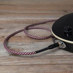 Instrumentkabel Cascha Professional Line Guitar Cable Tweed Red 9 m Recht - Recht Instrumentkabel - 7