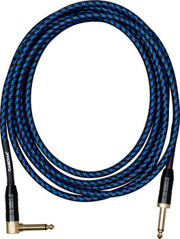 Instrumentenkabel Cascha Professional Line Guitar Cable 3 m Gerade Klinke - Winkelklinke Instrumentenkabel - 3