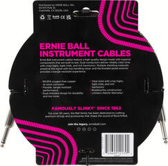 Инструментални кабл Ernie Ball Braided Instrument Cable Straight/Straight Purple Python 3m Ravni - Ravni Инструментални кабл - 1