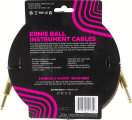 Nástrojový kabel Ernie Ball Braided Instrument Cable Straight/Straight 3 m Rovný - Rovný Nástrojový kabel - 1