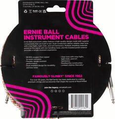 Instrumentenkabel Ernie Ball Braided Instrument Cable Straight/Straight 5,5 m Gerade Klinke - Gerade Klinke Instrumentenkabel - 1