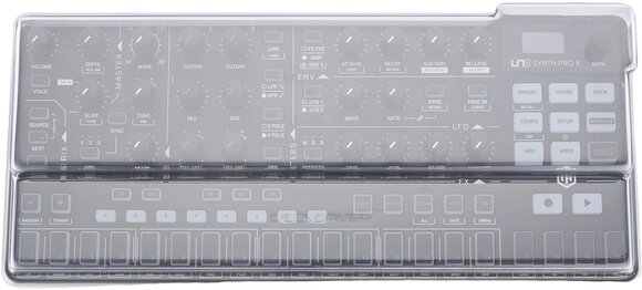 Műanyag billentyűs takaró
 Decksaver IK Multimedia Uno Synth Pro X Műanyag billentyűs takaró - 2