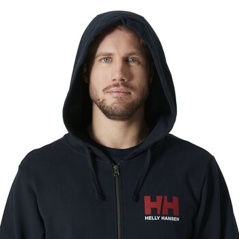 Sweatshirt Helly Hansen HH Logo Full Zip Hoodie 2.0 Sweatshirt Navy 2XL - 3