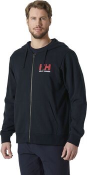 Trui Helly Hansen HH Logo Full Zip Hoodie 2.0 Trui Navy 2XL - 5