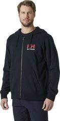 Sweatshirt Helly Hansen HH Logo Full Zip 2.0 Navy - 4