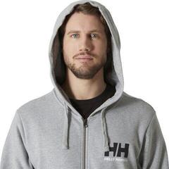 Sweatshirt Helly Hansen HH Logo Full Zip 2.0 Grey Melange - 2