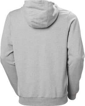 Pulóver Helly Hansen HH Logo Full Zip Hoodie 2.0 Pulóver Grey Melange S - 2