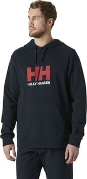 Trøje Helly Hansen HH Logo Hoodie 2.0 Trøje Navy 2XL - 5