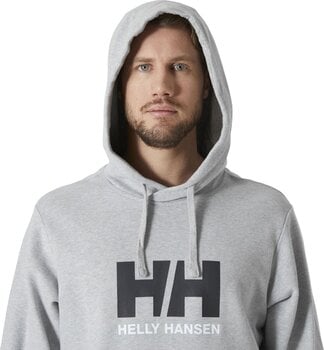 Bluza Helly Hansen HH Logo Hoodie 2.0 Bluza Grey Melange S - 3