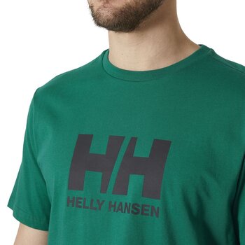 Hemd Helly Hansen HH Logo T-Shirt 2.0 Hemd Emerald 2XL - 3