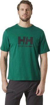 Hemd Helly Hansen HH Logo T-Shirt 2.0 Hemd Emerald 2XL - 4