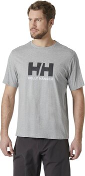 Skjorte Helly Hansen HH Logo T-Shirt 2.0 Skjorte Grey Melange 2XL - 4