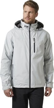 Jacke Helly Hansen Crew Hooded Midlayer 2.0 Jacke Grey Fog 2XL - 7