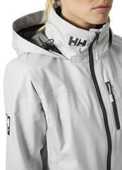 Bunda Helly Hansen Women’s Crew Hooded Sailing 2.0 Grey Fog - 2