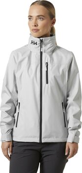 Jacke Helly Hansen Women's Crew Hooded 2.0 Jacke Grey Fog S - 7