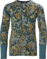Lenjerie termică Helly Hansen JR Graphic Lifa Merino Set Dark Creek Splash Camo - 1