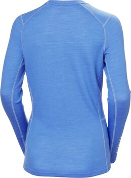 Thermal Underwear Helly Hansen Women's Lifa Merino Midweight Graphic Crew Ultra Blue Mountain Camo L Thermal Underwear - 2