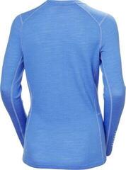 Thermischeunterwäsche Helly Hansen Women’s LIFA Merino Midweight Graphic Long-Sleeve Crew Ultra Blue Mountain Camo - 1