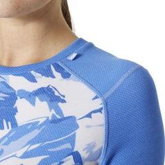 Thermischeunterwäsche Helly Hansen Women’s LIFA Merino Midweight Graphic Long-Sleeve Crew Ultra Blue Mountain Camo - 3