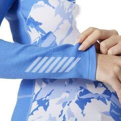 Thermischeunterwäsche Helly Hansen Women’s LIFA Merino Midweight Graphic Long-Sleeve Crew Ultra Blue Mountain Camo - 4