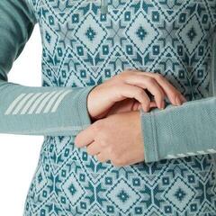Thermischeunterwäsche Helly Hansen Women's Lifa Merino Midweight Graphic 1/2 Zip Cactus Star - 3