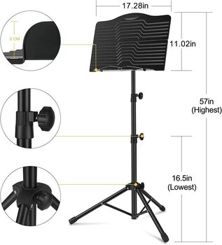 Muziekstandaard Donner DMS-1 Muziekstandaard - 3