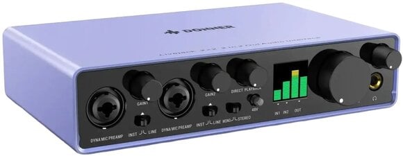 USB audio prevodník - zvuková karta Donner Livejack 2X2 - 2