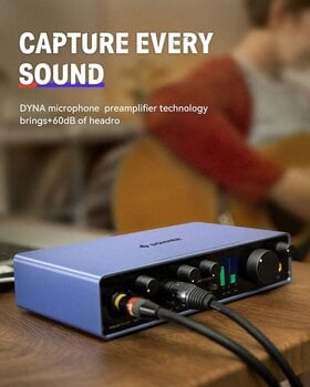 USB audio prevodník - zvuková karta Donner Livejack 2X2 - 6